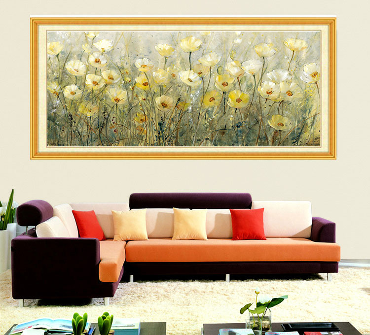 Poppy flower oil painting file - HL0030