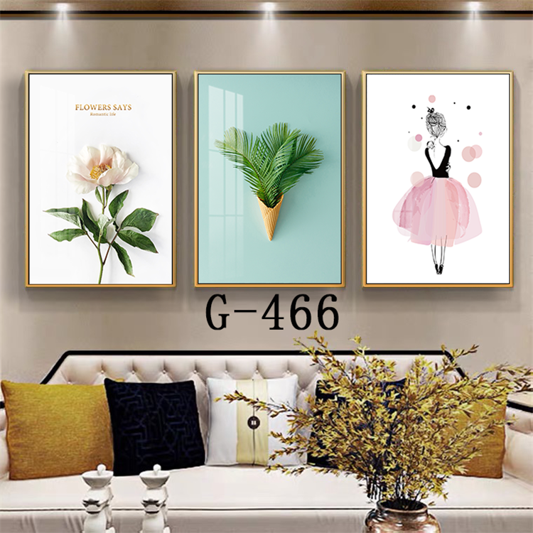 Modern abstract triptych file - G-466