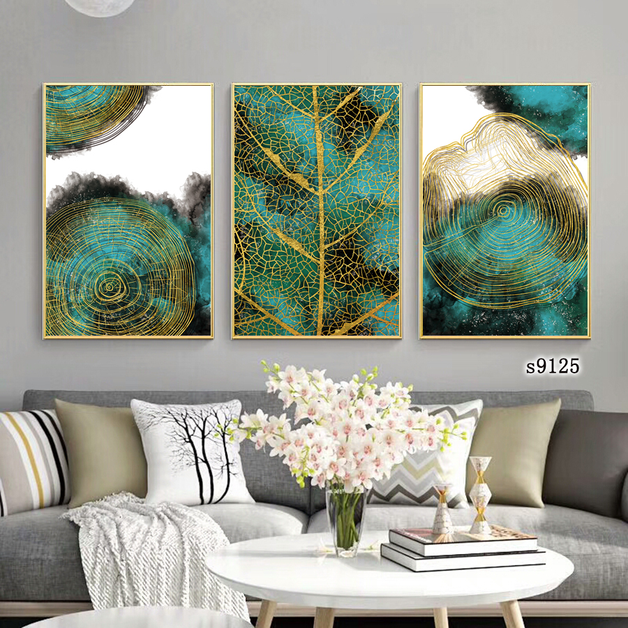 Set of 3 Nordic Abstract Art Files - S9125