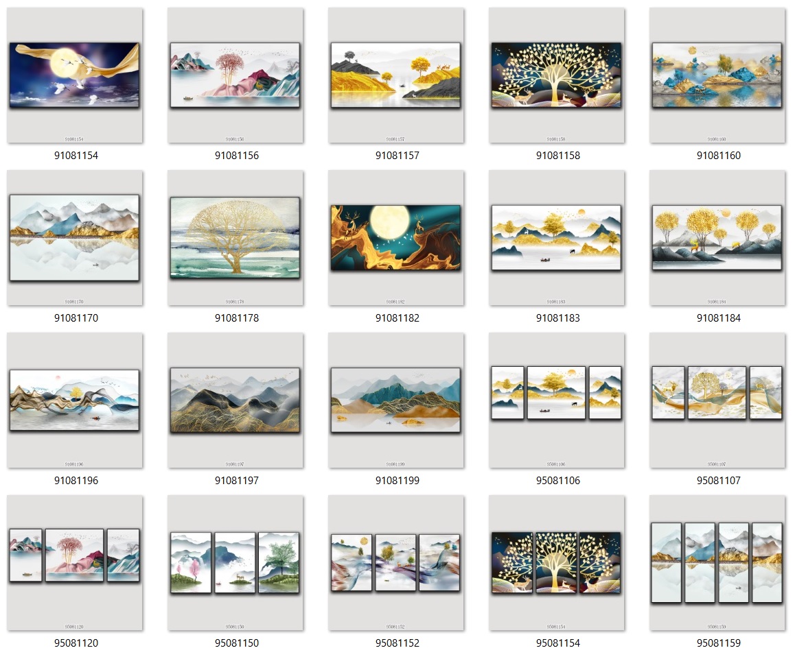 Download 37 Modern Abstract Crystal Landscape Art Files - K10F