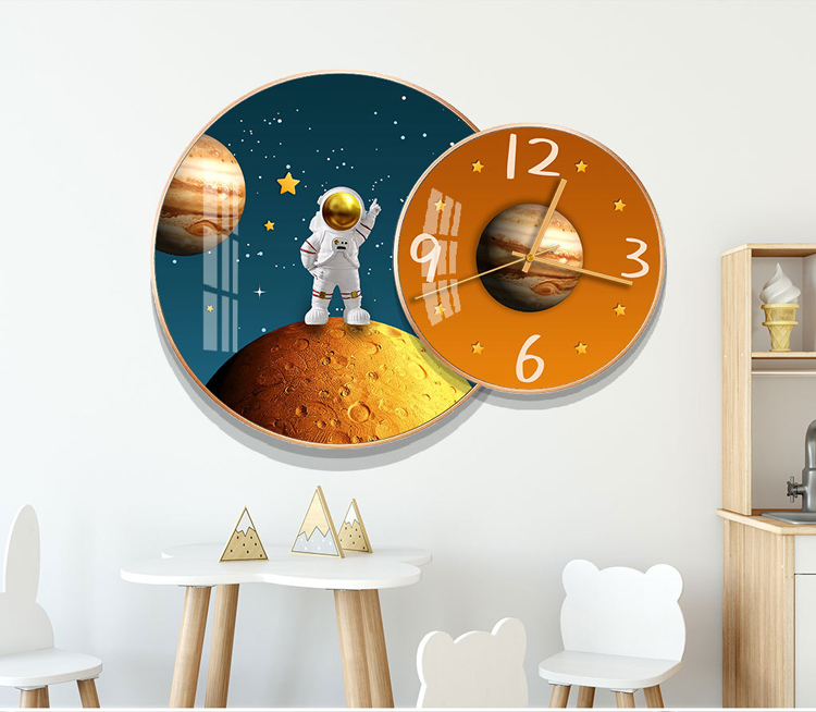 Astronaut Space Clock Art Files - OP25134140