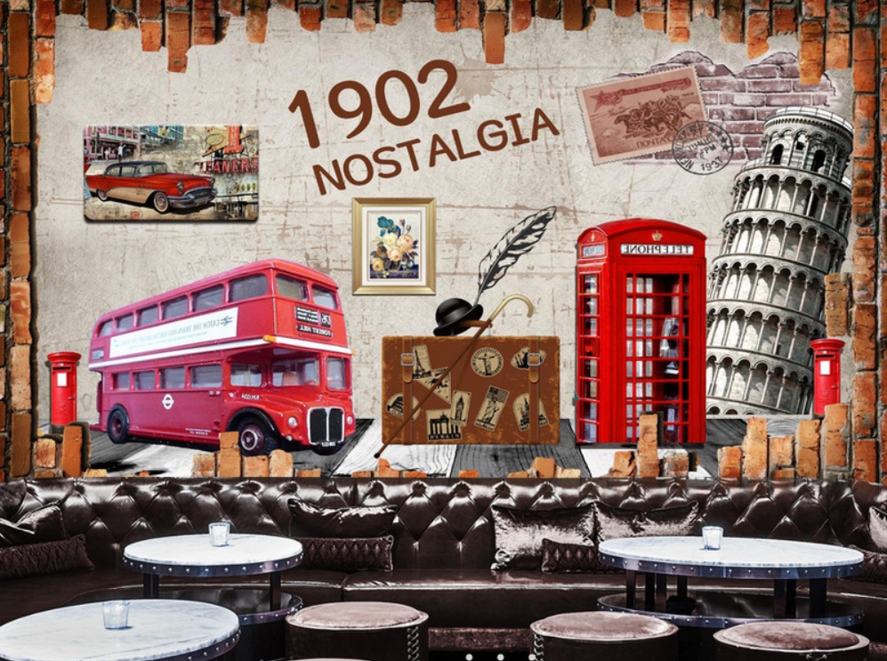 Nostalgic European wallpaper file - DT023