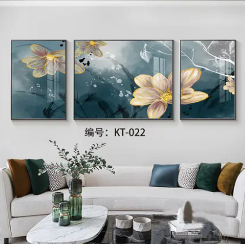 File of Modern 3D Flower Oil Painting - KT-022