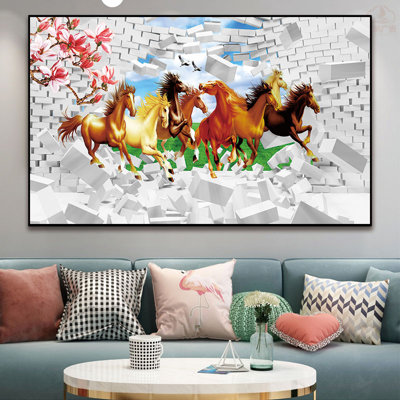 File of Horses Bringing Success Painting - MD0013