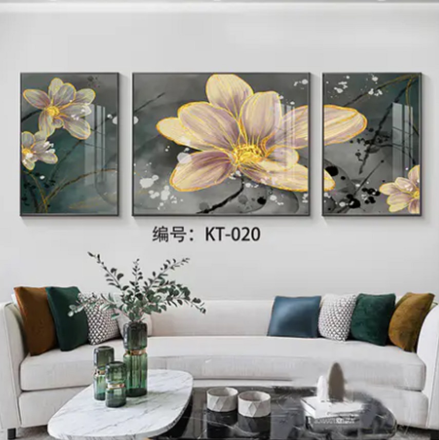 File of Modern 3D Flower Oil Painting - KT-020