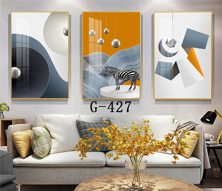 Modern abstract triptych file - G-427