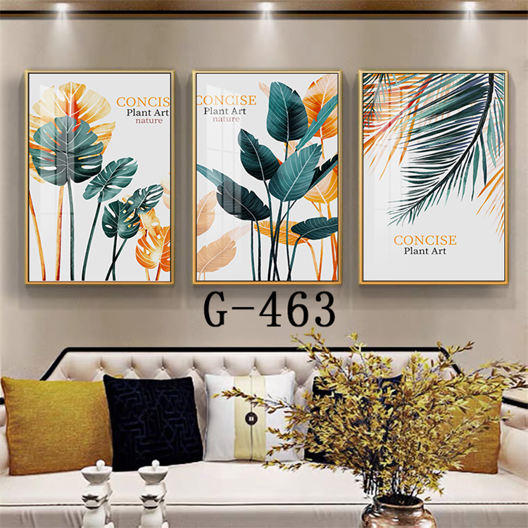 Modern abstract triptych file - G-463