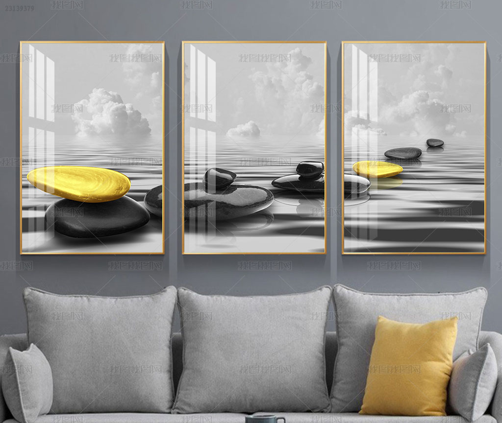 Set of 3 Modern Abstract Art Files - HQ-461